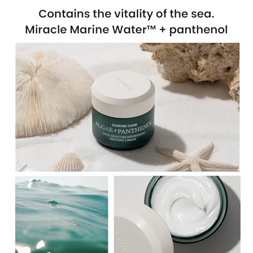 HEIMISH Marine Care Deep Moisture Nourishing Melting Cream - Deep Hydrating, Nourishing Moisturizer with Panthenol and Peptides for Anti-Aging, Firming, and Wrinkle Care - 1.86 fl oz (55ml) - görsel 8