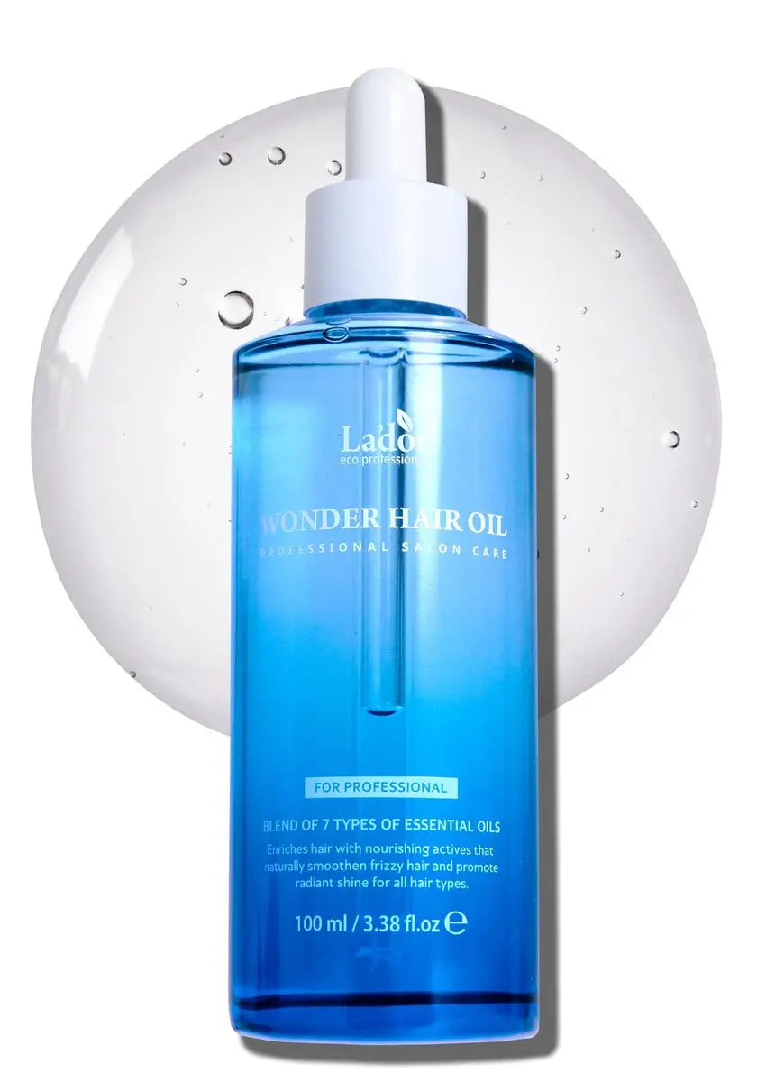 LA'DOR Wonder Hair Oil Anti-Frizz Leave-In Lightweight Protein Conditioner with Squalane, Argan & Avocado Oil for Dry, Static, Damaged, Bleached Hair – Heat Protectant Treatment, 3.3 Fl Oz Avelisse