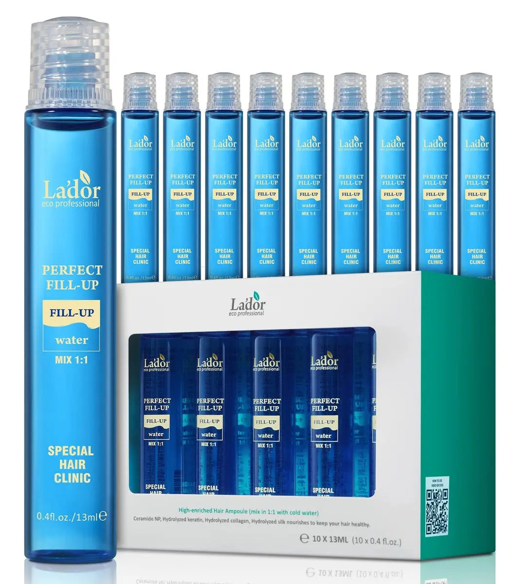 LA'DOR Perfect Hair Fill Up Original 3 Seconds Intensive Keratin Hair Mask - Rinse Off Treatment for Bleached, Frizzy, Damaged, Dry, Perms, Dyes - Deep Conditioner Protein Self Hair Care Korean Avelisse