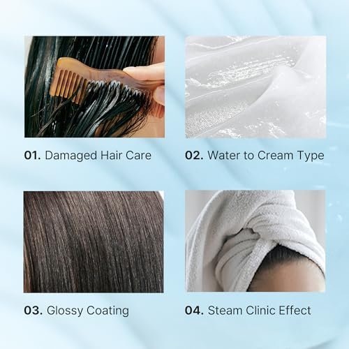 LA'DOR Perfect Hair Fill-Up Original 3 Seconds Intensive Keratin Treatment with Protein for Bleached, Frizzy, Damaged, Dry Hair – Korean Deep Conditioner (1.6 Fl Oz) Avelisse