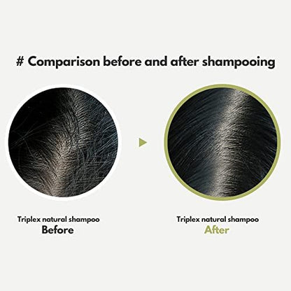 LA'DOR TripleX 3 Deep Cleansing Shampoo for Dry Itchy Sensitive Scalp & Dandruff - Sulfate-Free with Tea Tree, Lemon & Lavender - Korean Hair Care - 17.9 Fl Oz