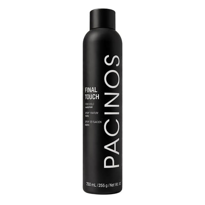 Pacinos Final Touch Hairspray - Firm Hold, Anti-Frizz, Flake Free Aerosol for Volume & Texture Avelisse