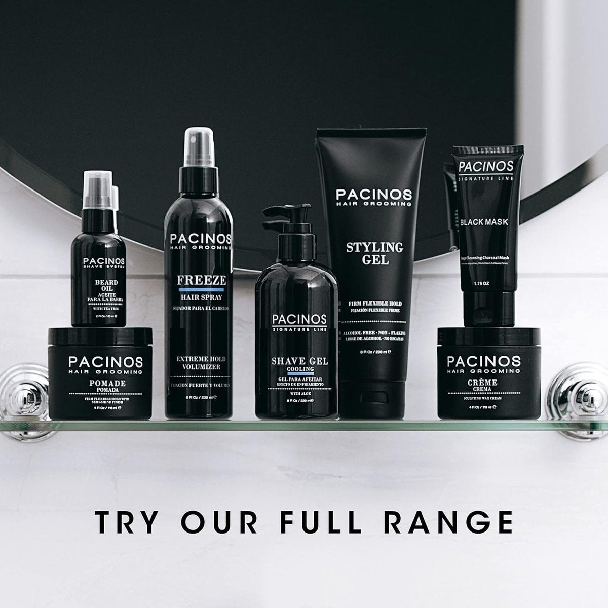 Pacinos Final Touch Hairspray - Firm Hold, Anti-Frizz, Flake Free Aerosol for Volume & Texture Avelisse