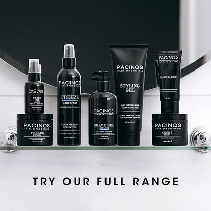 Pacinos Final Touch Hairspray - Firm Hold, Anti-Frizz, Flake Free Aerosol for Volume & Texture Avelisse