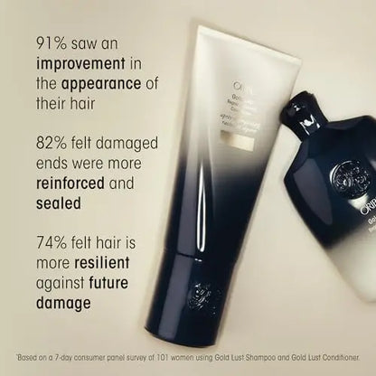 Oribe Gold Lust Repair & Restore Shampoo – Strengthening & Hydrating Shampoo for Dry, Damaged Hair, 2.5 oz Avelisse