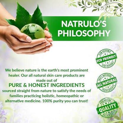 Natrulo Poison Ivy Soap Bar with Jewelweed – Natural Itch Relief for Poison Ivy, Oak, Sumac, Bug Bites, Razor Burn & Ringworm