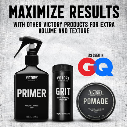 Victory Barber & Brand Pomade for Men - Water Based Pomade, High Shine Hair Wax, Strong Hold, 3.1 oz, Made in USA Avelisse