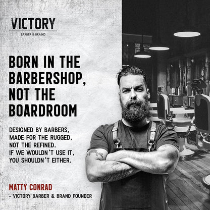 Victory Barber & Brand Pomade for Men - Water Based Pomade, High Shine Hair Wax, Strong Hold, 3.1 oz, Made in USA Avelisse