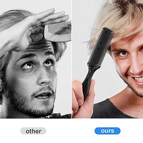 Boao 5-Piece Dual-Sided Cutting Scissors Set with 20 Razors and Thinning Comb for Precision Haircuts (5 Colors) - görsel 12