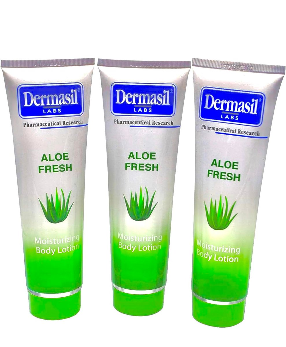 Dermasil Aloe Fresh Moisturizing Body Lotion – Hydrating 8 oz - görsel 8