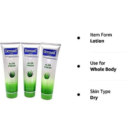 Dermasil Aloe Fresh Moisturizing Body Lotion – Hydrating 8 oz