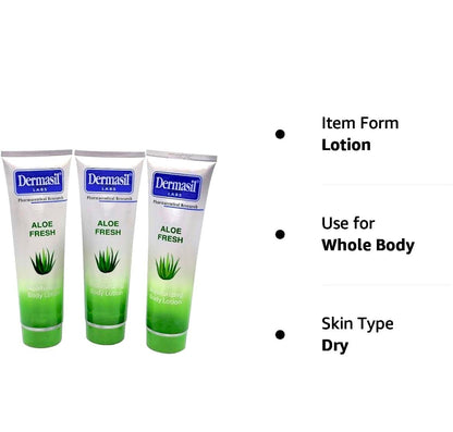 Dermasil Aloe Fresh Moisturizing Body Lotion – Hydrating 8 oz