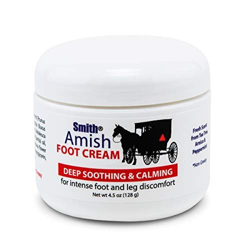 Smith Amish Deep Soothing Foot Cream – Calming Moisturizer for Feet & Legs, 4.5 oz Avelisse