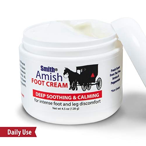Smith Amish Deep Soothing Foot Cream – Calming Moisturizer for Feet & Legs, 4.5 oz Avelisse