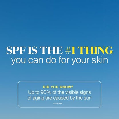 Supergoop! PLAY Everyday Lotion SPF 50 - Broad Spectrum Sunscreen for Face & Body, Water & Sweat Resistant, 2.4 fl oz