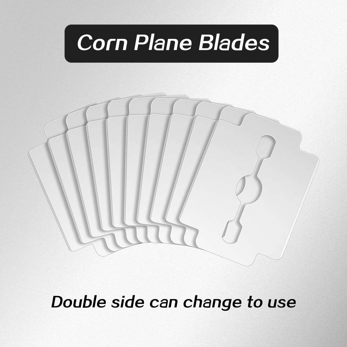 50-Pack Stainless Steel Callus Shaver Replacement Blades for Foot Care & Pedicure - Mudder - görsel 11