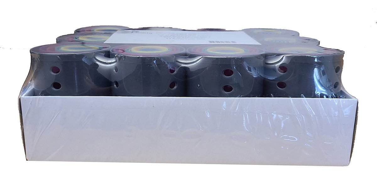 Kleravitex 96-Piece Stackable Hair Roller Set - 8 Sizes from Extra Small to Extra Large for All Hair Types Avelisse
