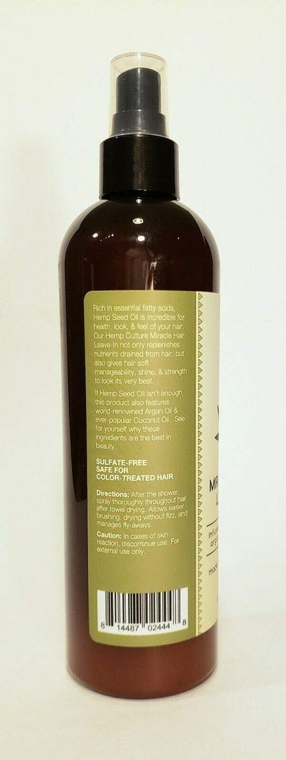 Hemp Culture Hemp 10 in 1 Detangler - 12 Fl Oz