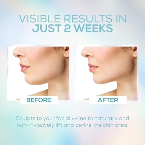 Venus Visage Face Lifting Strap for Jaw Line Definition - Reusable Chin Strap for Sleeping - Visually Sculpts Double Chin (Pink) Avelisse