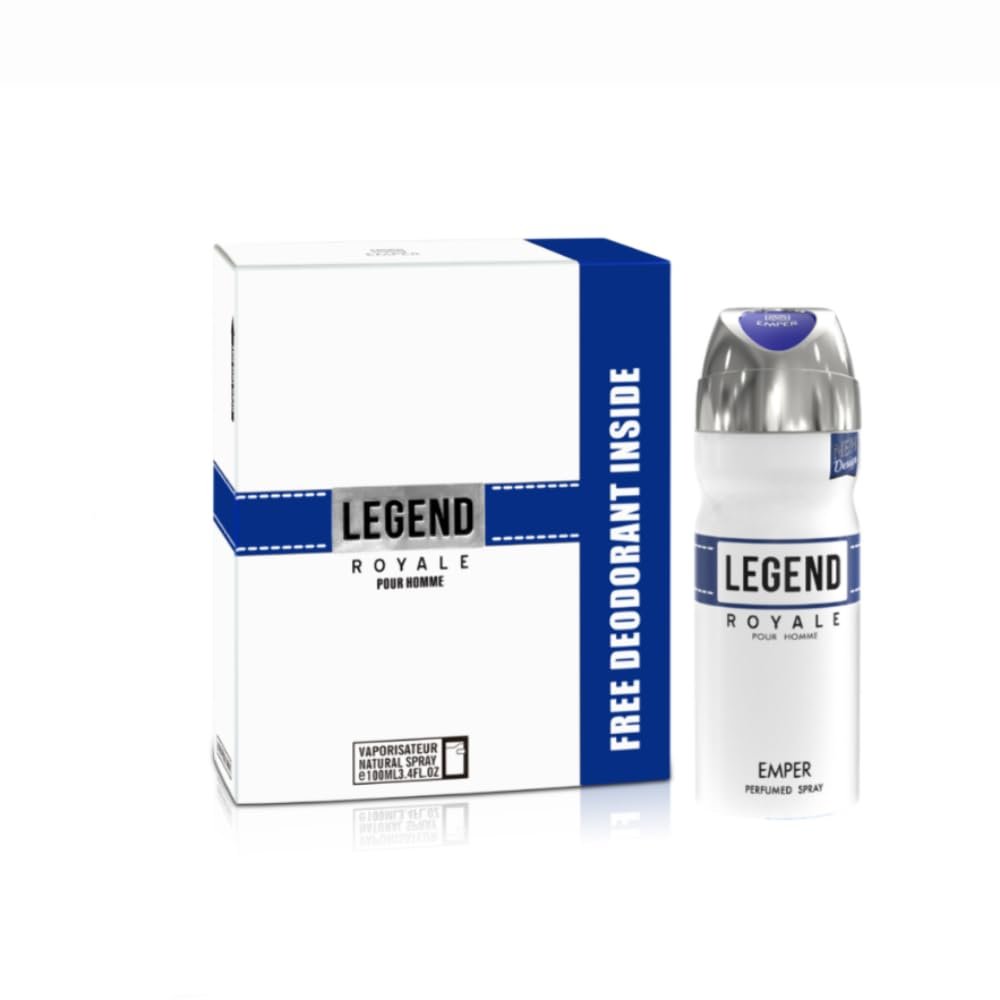 Emper Legend Royal Eau de Toilette for Men - 100 ml (3.4 Fl. Oz) - Long-Lasting Fragrance - görsel 7