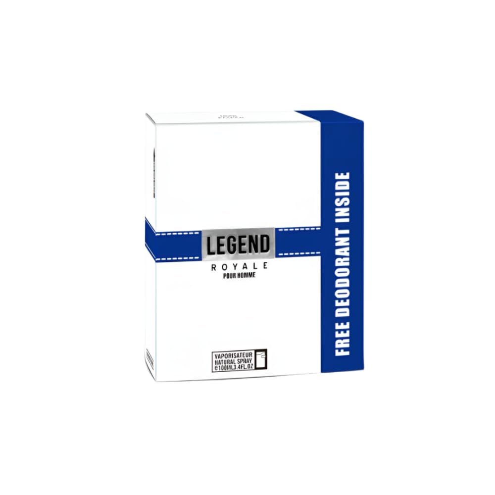 Emper Legend Royal Eau de Toilette for Men - 100 ml (3.4 Fl. Oz) - Long-Lasting Fragrance - görsel 5