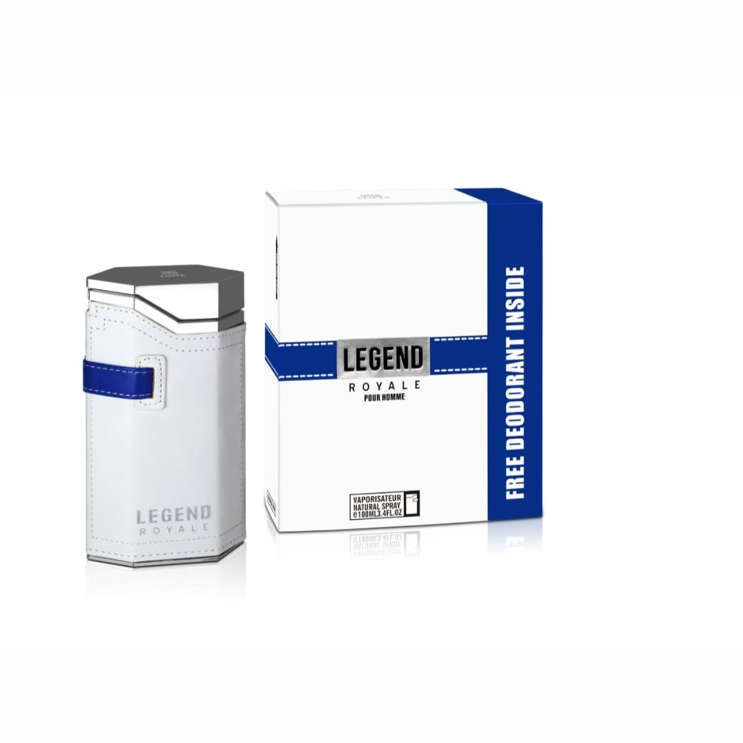 Emper Legend Royal Eau de Toilette for Men - 100 ml (3.4 Fl. Oz) - Long-Lasting Fragrance - görsel 3