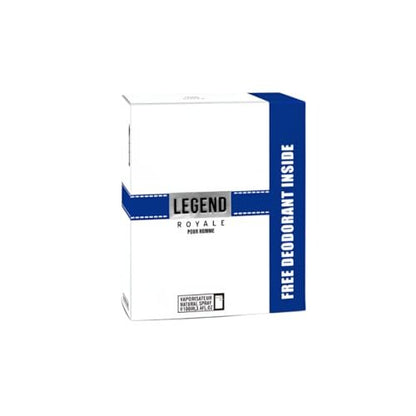 Emper Legend Royal Eau de Toilette for Men - 100 ml (3.4 Fl. Oz) - Long-Lasting Fragrance