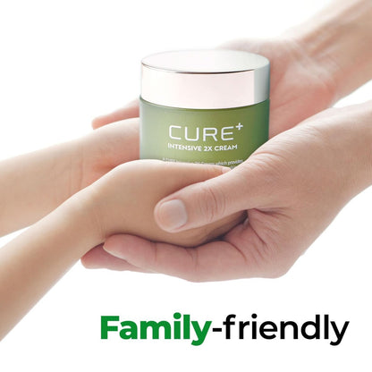 Cure Intensive 2X Cream - Premium Aloe Deep Moisturizing Multi Balm for Dry Skin | Korean Skincare (1.7 oz) Avelisse