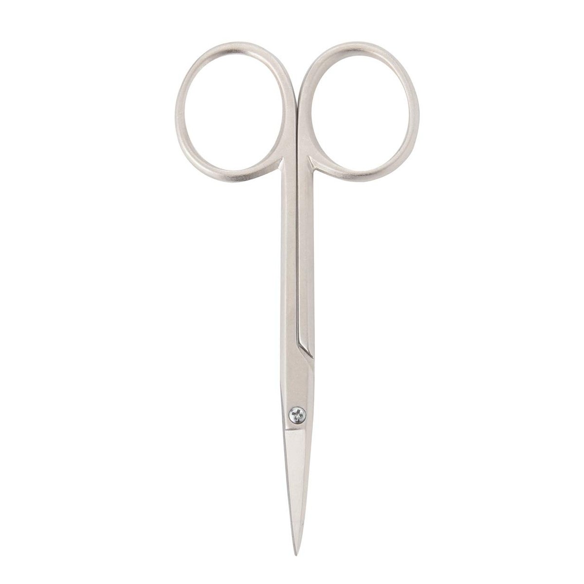 MUJI Steel Eyebrow Scissors – Precision 9 cm Grooming Shears - görsel 1