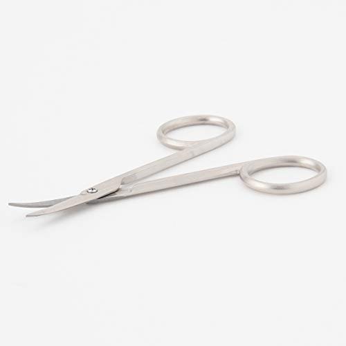 MUJI Steel Eyebrow Scissors – Precision 9 cm Grooming Shears - görsel 4