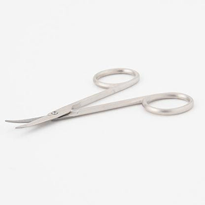 MUJI Steel Eyebrow Scissors – Precision 9 cm Grooming Shears