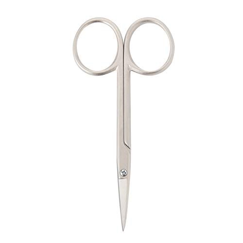MUJI Steel Eyebrow Scissors – Precision 9 cm Grooming Shears - görsel 2