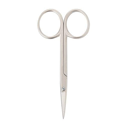 MUJI Steel Eyebrow Scissors – Precision 9 cm Grooming Shears