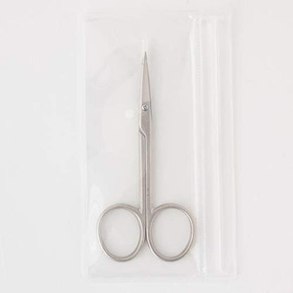 MUJI Steel Eyebrow Scissors – Precision 9 cm Grooming Shears