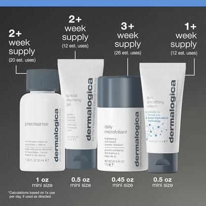 Dermalogica Discover Healthy Skin Kit – 4-Piece Starter Set for Glowing, Healthy Skin Avelisse