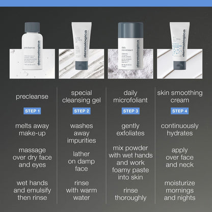 Dermalogica Discover Healthy Skin Kit – 4-Piece Starter Set for Glowing, Healthy Skin Avelisse