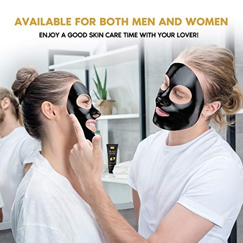 YLNALO Blackhead Remover Mask Kit with Brush and Pimple Extractors - Charcoal Peel Off Facial Mask for Deep Cleansing, 3.5 Fl Oz - görsel 18