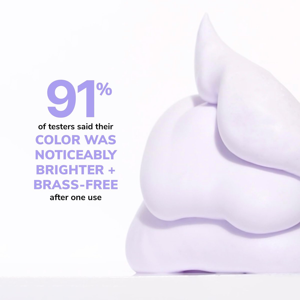 COLOR WOW Color Control Purple Toning + Styling Foam – Instantly Eliminates Brassy Yellow Tones from Blonde, Gray, and Silver Hair – Alcohol-Free, Crunch-Free Styling Foam (6.8 oz) Avelisse