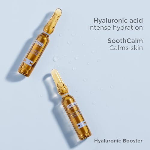 ISDIN Isdinceutics Intensive Hyaluronic Acid and Peptide Booster Facial Serum Ampoules - 10 x 0.06 Fl Oz Avelisse
