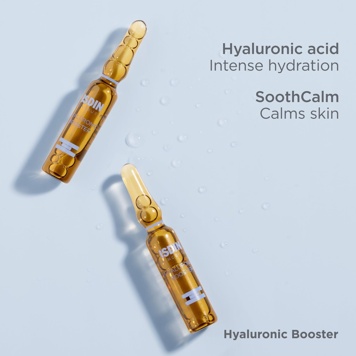 ISDIN Isdinceutics Intensive Hyaluronic Acid and Peptide Booster Facial Serum Ampoules - 10 x 0.06 Fl Oz Avelisse