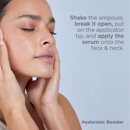 ISDIN Isdinceutics Intensive Hyaluronic Acid and Peptide Booster Facial Serum Ampoules - 10 x 0.06 Fl Oz Avelisse