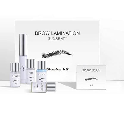 SUNSENT Brow Lamination Kit: DIY Eyebrow Perm for Fluffy, Laminated Brows Lasting 6 Weeks Avelisse