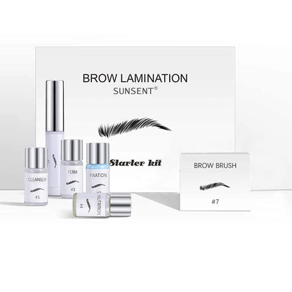 SUNSENT Brow Lamination Kit: DIY Eyebrow Perm for Fluffy, Laminated Brows Lasting 6 Weeks Avelisse