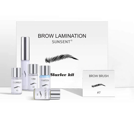 SUNSENT Brow Lamination Kit: DIY Eyebrow Perm for Fluffy, Laminated Brows Lasting 6 Weeks Avelisse