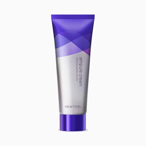 DEWYCEL AMPULE CREAM with Niacinamide, Ceramide NP, Hyaluronic Acid, and Adenosine – Hydrating Face Moisturizer for All Skin Types, Non-Sticky, Glowy Skin, Korean Skincare, 2.7 fl oz / 80 ml - görsel 2