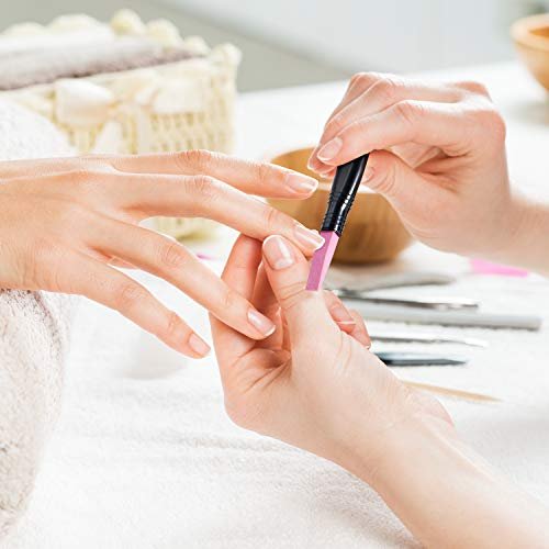5-Piece Pumice Stone Nail File Polishing Pen Set – Double-Headed Cuticle Pusher & Buffer for Home Salon Use - görsel 9