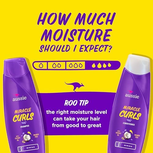 Aussie Miracle Curls 6-Piece Hair Care Set - Shampoo, Conditioner, Deep Conditioner, Refresher Gel, Detangling Milk & Oil Treatment (55.8 Fl Oz Total) Avelisse