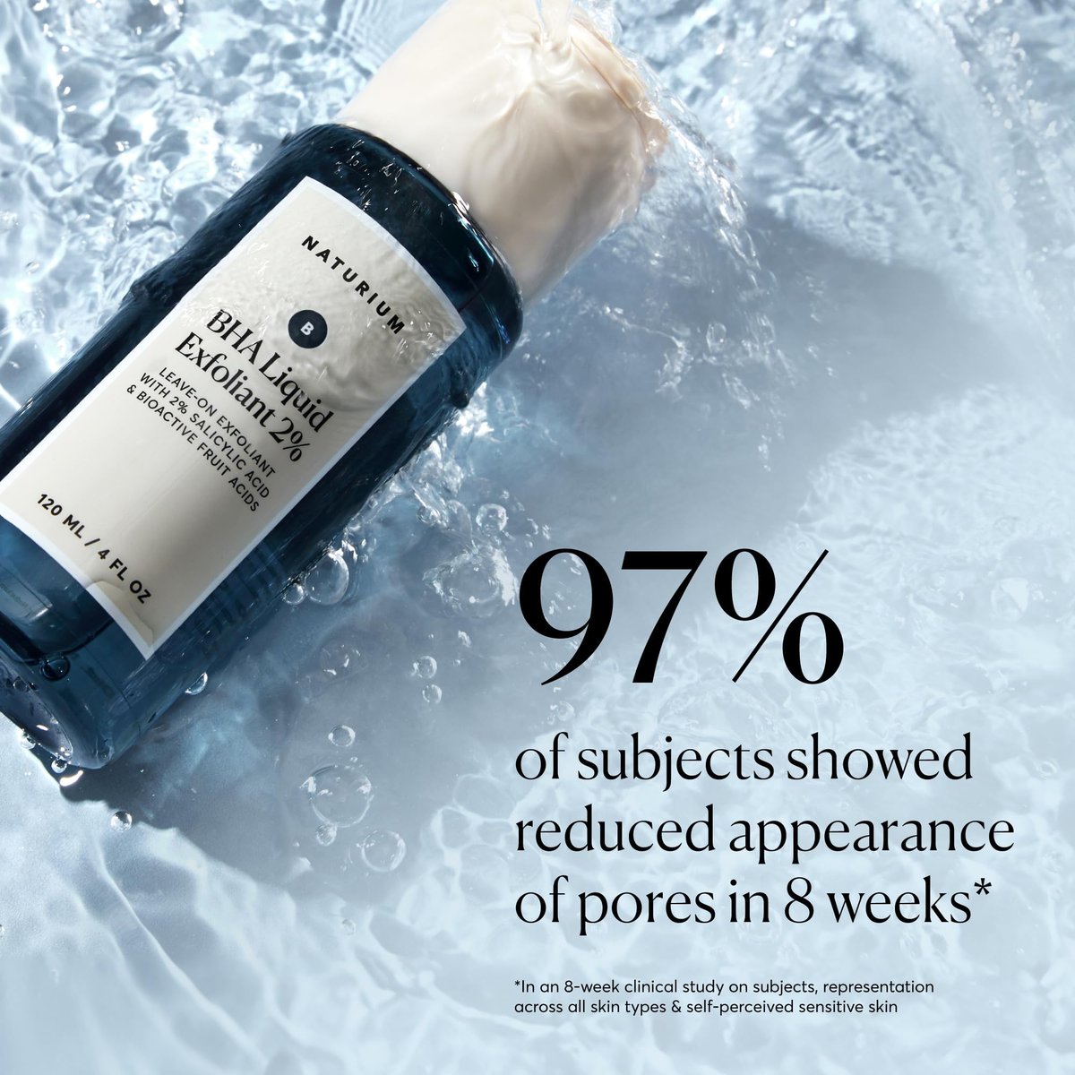 Naturium BHA Liquid Exfoliant 2% - Salicylic Acid & Bioactive Fruit Acids Leave-On Pore Treatment, 4 oz - görsel 11