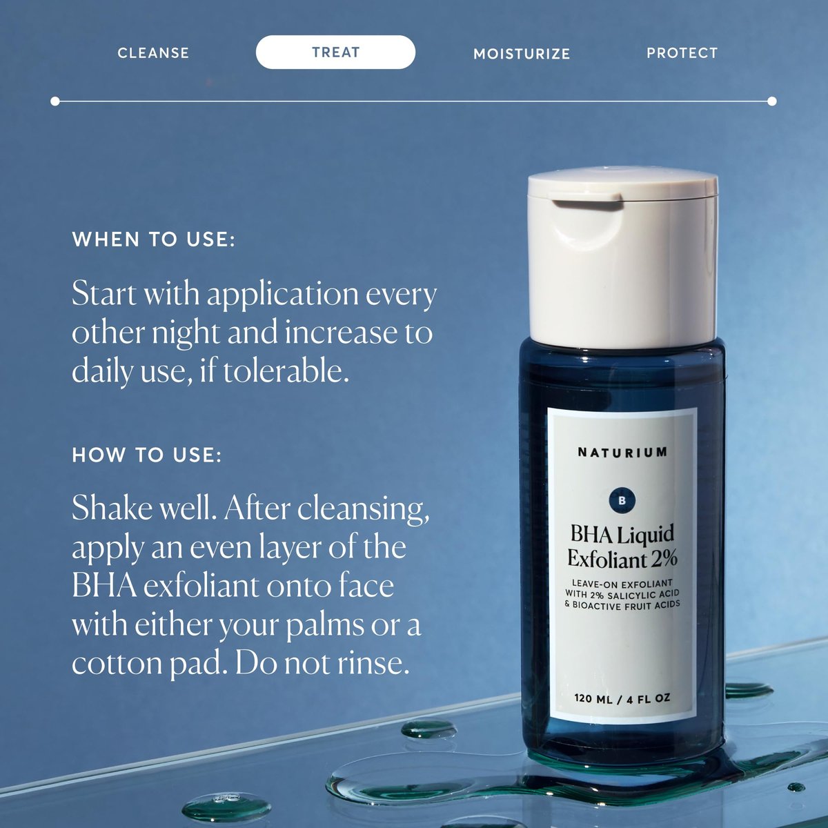 Naturium BHA Liquid Exfoliant 2% - Salicylic Acid & Bioactive Fruit Acids Leave-On Pore Treatment, 4 oz - görsel 13
