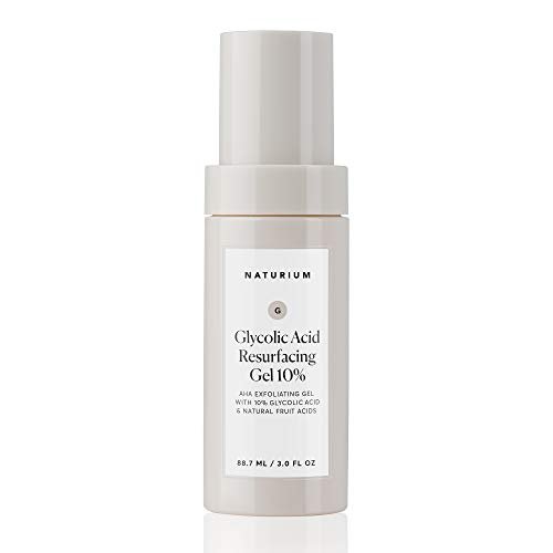 Naturium Glycolic Acid Resurfacing Gel 10% - AHA Exfoliating Gel with Natural Fruit Acids, 3.0 oz Avelisse